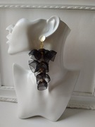 Kolczyki czarne długie lekkie