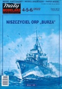 Mały Modelarz 4-5-6 2022r. ORP BURZA 1:200