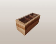 Drewniany Organizer Stojak na Długopisy, Kredki