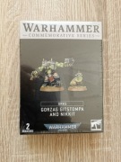Warhammer 40k ORKS Gorzag Gitstompa and Nikkit GW