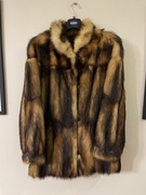 Futro z norek vintage lata 90 szyte na miarę r.40