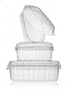 Opakowania na owoce 250g 1500 szt + wieko