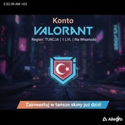 KONTA VALORANT 1LV TURCJA