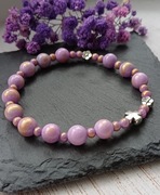 Bransoletka Różaniec – naturalny jadeit 