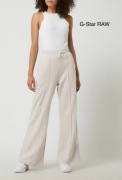 G-Star RAW flared sweat pants beżowe rozkloszowane szerokie dresy damskie m