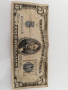 Banknot 5$SILVER CERTIFICATTE 1934c