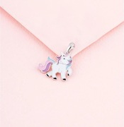 Srebrna przywieszka jednorożec