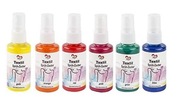 Farba do koszulek tekstyliów w sprayu zestaw 6x