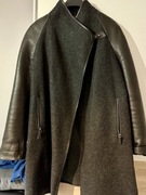 Płaszcz Vespuci skóra wełna S 