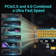 Adapter SSD PCIe 4.0x4x8x16