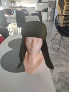 Czapka zimowa wojskowa, futrzanka, uszatka, duńska, kolekcjonerska, nowa