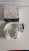 Słuchawki Bezprzewodowe Bluetooth Fingertime BT037NC ANC, Gamingowe, Beżowe