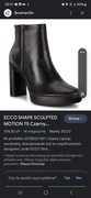 Nowe skórzane botki Ecco