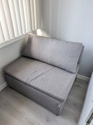 Sofa rozkładana szara 190x100cm