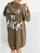 Bonprix luźna długa bluza parka khaki oversize oldschool xxl xxxl