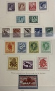 Australia 1957 Cała Seria QEII Znaczki Obiegowe Kangury, Motywy Lokalne