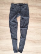 Cubus * czarne spodnie rurki jegging skinny * S
