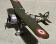 Samolot Morane-Saulnier MS 225.  - model kolekcjonerski skala 1/72