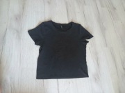 Czarny top damski XL Cropp 