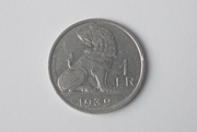 Belgia 1 frank 1939r.