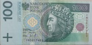 Banknot 100zł 1994r seria YM