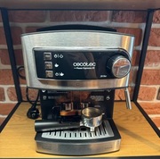 Ekspres CECOTEC Power Espresso Srebrno-czarny 20 bar