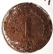1  Pfennig 1876 A , Niemcy-Cesarstwo