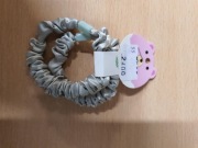 SCRUNCHIE SZARA 2 SZT. GUMKI DO WŁOSÓW