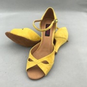 Nowe skórzane buty do tańca towarzyskiego, rozm. 38 obcas 6cm