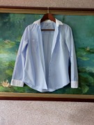 koszula zara z kołnierzykiem biurowa elegancka do pracy  regular slim fit