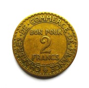 2 Franki 1922 r.  Francja