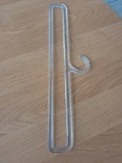 Wieszak plastikowy na tkaniny, ubrania - 100 szt.