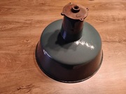 Stary klosz lampy emaliowanej lata 60