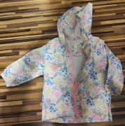 Kurtka dziewczęca z kapturem – rozmiar 86