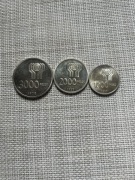 Argentyna, zestaw Mundial 1978 3000, 2000 i 1000 pesos. Srebro 0,900x50g