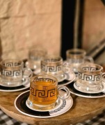 Zestaw Filiżanek Espresso 6 szt + 6 Podstawek