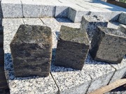Kostka granitowa czarna 10/10/8 cięta, łupana