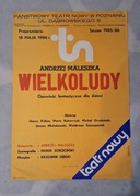 Plakat Teatr Nowy - Andrzej Maleszka - Wielkoludy