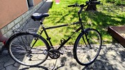 Rower trekkingowy męski, koła 28", czarny