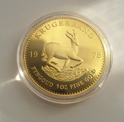 Piękna Moneta Krugerrand 1978 kopia