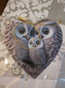 Akrylowy Wieszak Ściennego W Kształcie Sowicy W