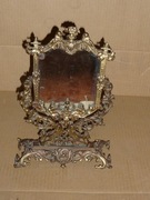 Lustro obrotowe mosiądz sygnowane MYSŁOWICE