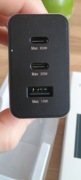 Ładowarka sieciowa Power Adapter Trio 65W PD, USB-C*2, USB-A*1