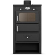 Piec kominek stalowy koza ZVEZDA 4B 7 kW 5 generacji ECODESIGN