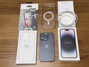 iPhone 14 Pro 1TB Gwiezdna Czerń + etui Apple Clear Case