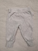 Szare pluszowe spodnie dresowe Kappahl Newbie 62 jak nowe