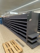 Regał gondola H1700 x2 baza 470 + 8x370 moduł 1250