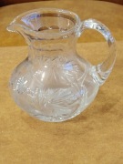 Dzbank krysztalowy piekne szlify lata PRL wys18cm/szer.17cm.okazja