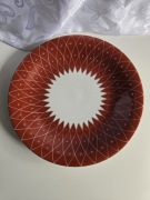 Piękna duża patera talerz Ilmenau graf von Henneberg Kahla ręcznie malowany