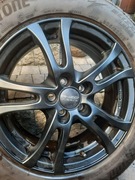 felgi Anzio turn black 16''+ opony zimowe bridgestone blizzak 205/60